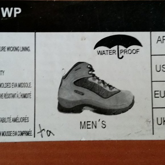 New Mens Hitec Cape Trail 50034 size 16 brown/gold - Picture 7 of 7